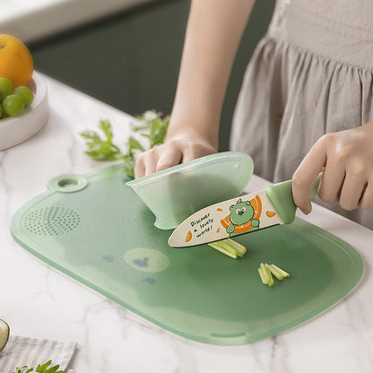 Cutting Board Anti-mildew Antibacterial Household Cutting Board Kitchen Special Fruit Cutting Board Baby Food Supplementary Classification Double-sided Cutting Board - image 5