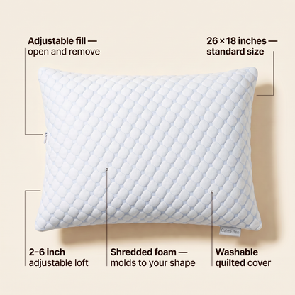 Tune™ Adjustable Loft Pillow