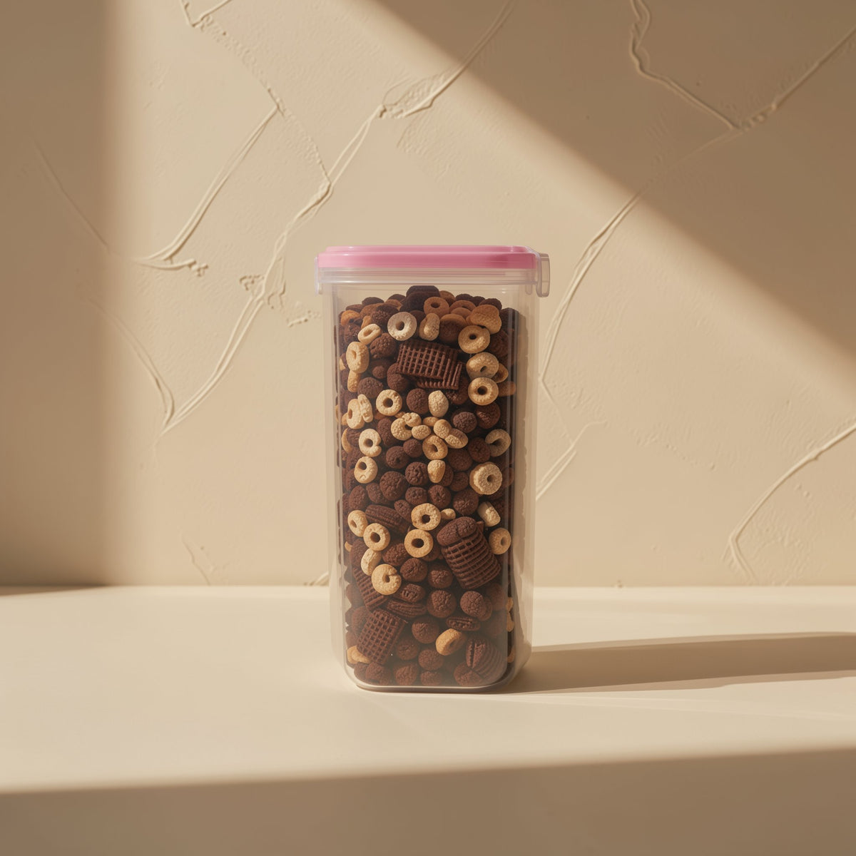 PP rice storage container with sealed-box design