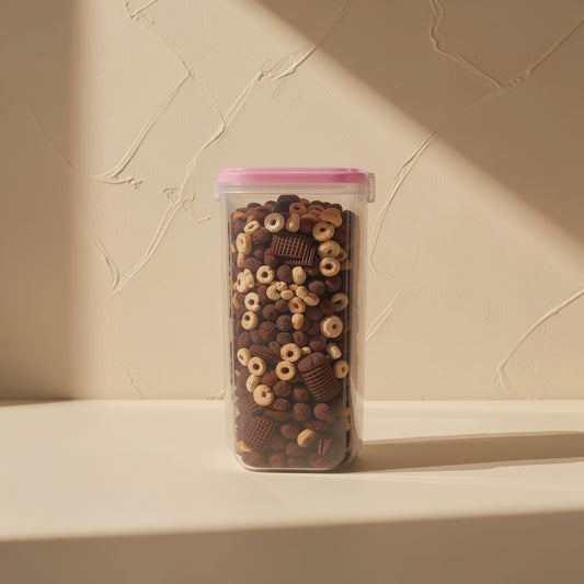 PP rice storage container with sealed-box design