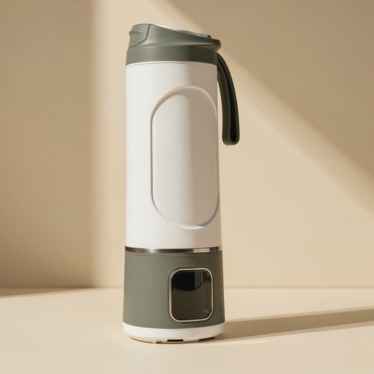 USB charging portable juicer cup with food-grade PC inner tank and 12 rows of grinding teeth