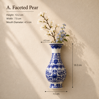 Indigo™ Porcelain Vase