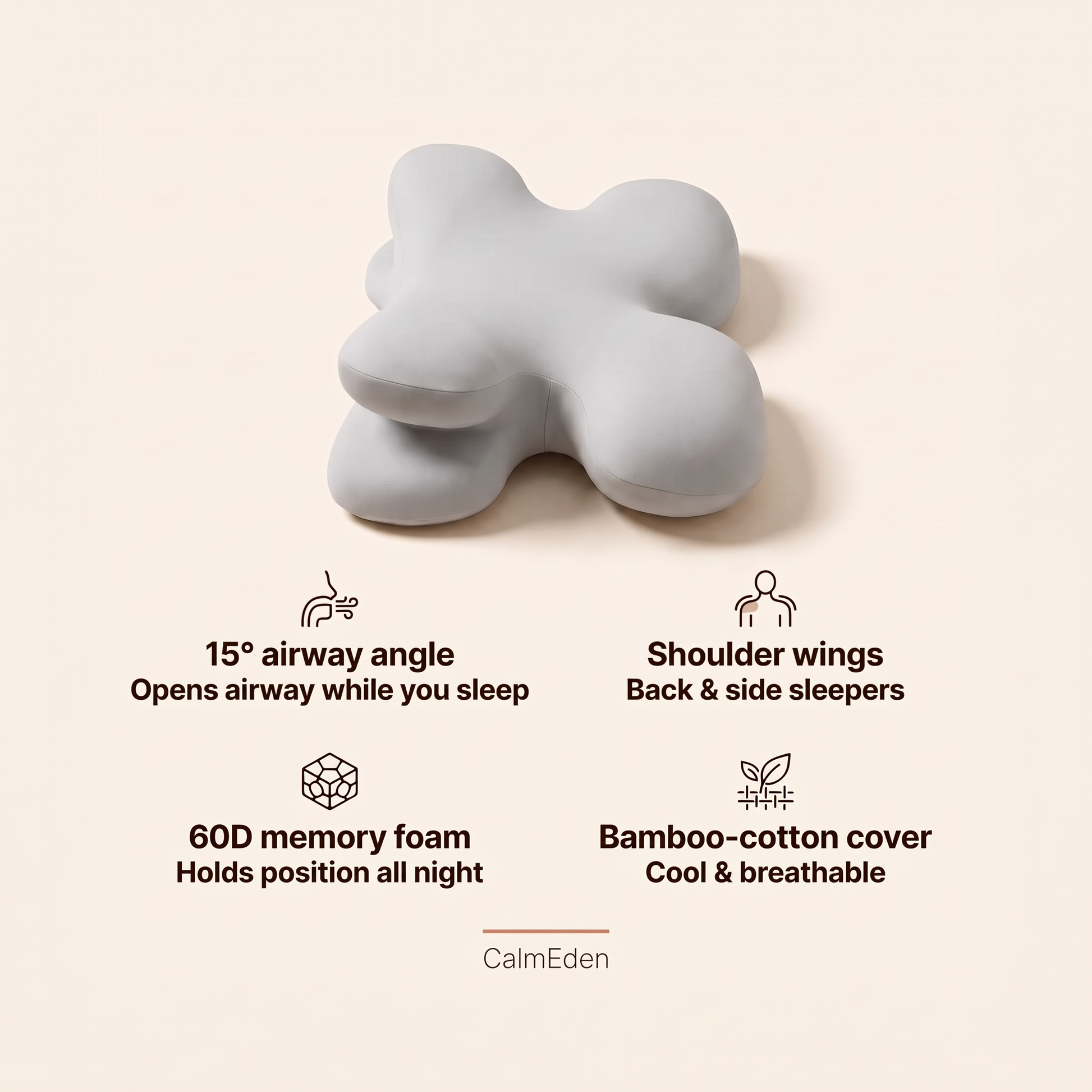 Airway™ Snoring Relief Pillow