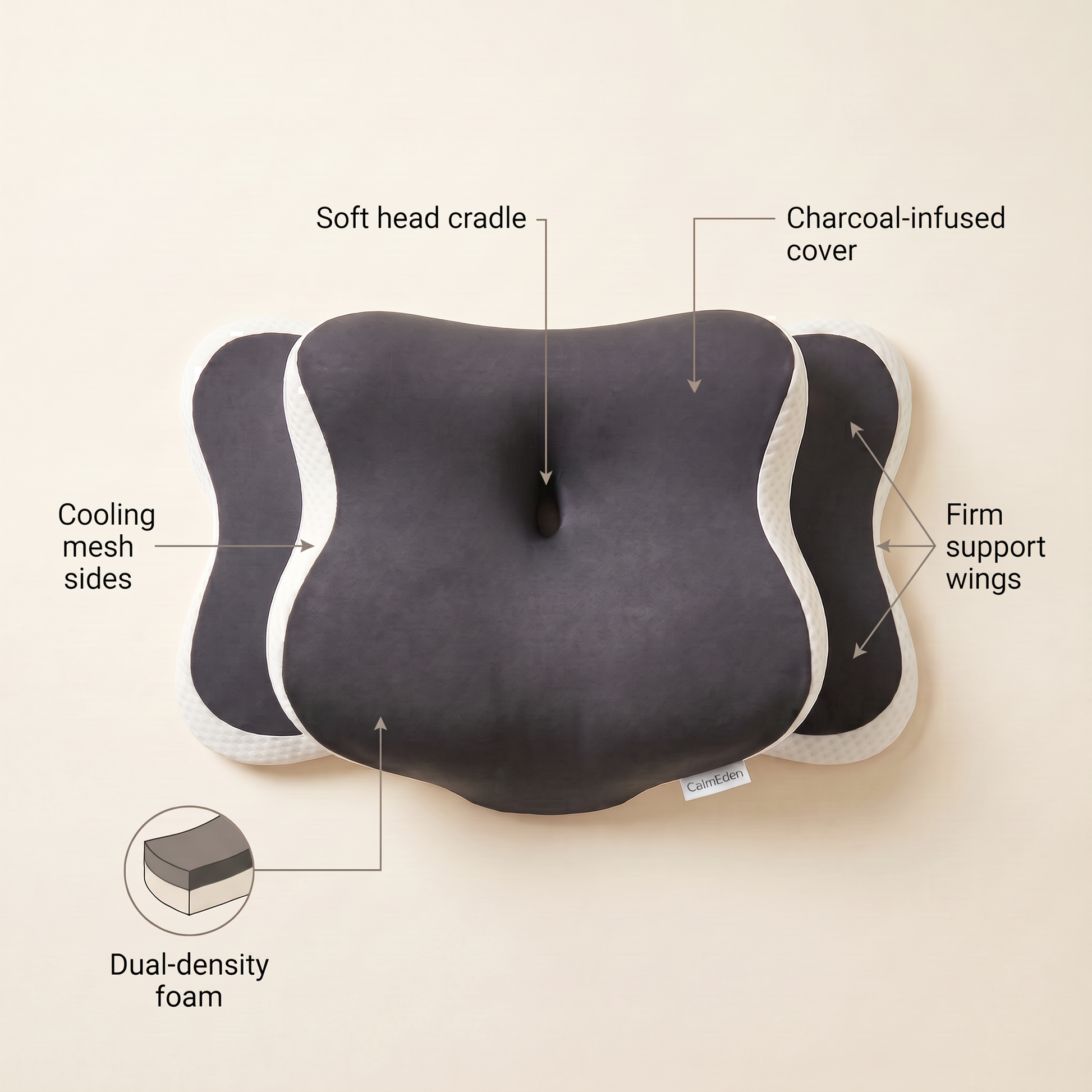 Salve™ Neck Support Cervical Pillow