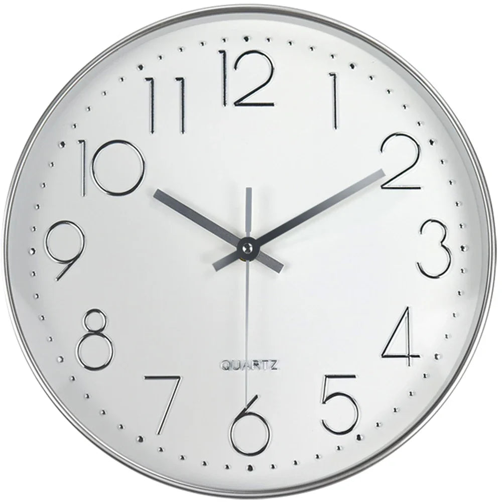 Hush Clock colourway Silver