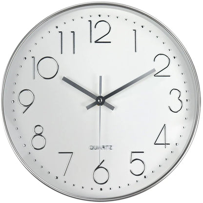 Hush Clock colourway Silver