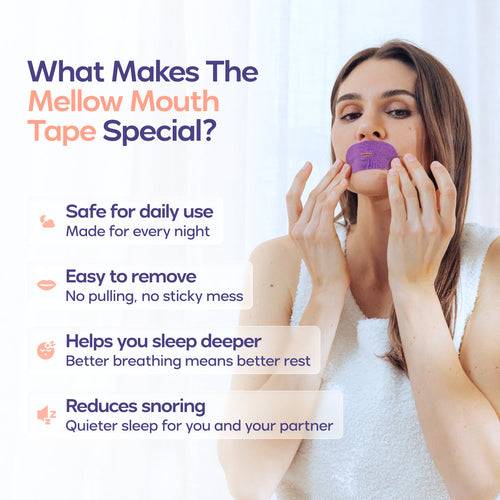 Encourages nasal breathing