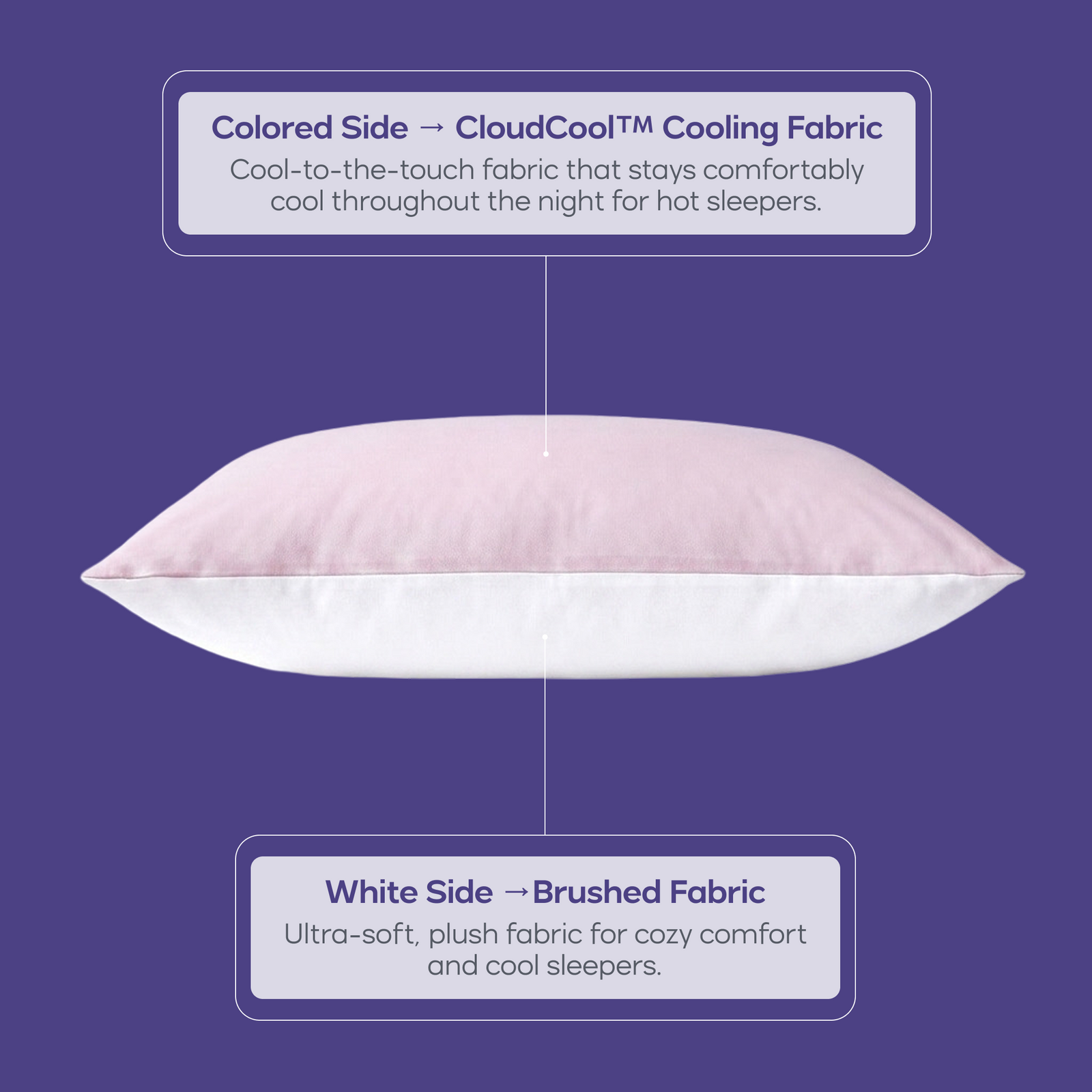 Reversible Cooling Pillowcase (2-Pack)