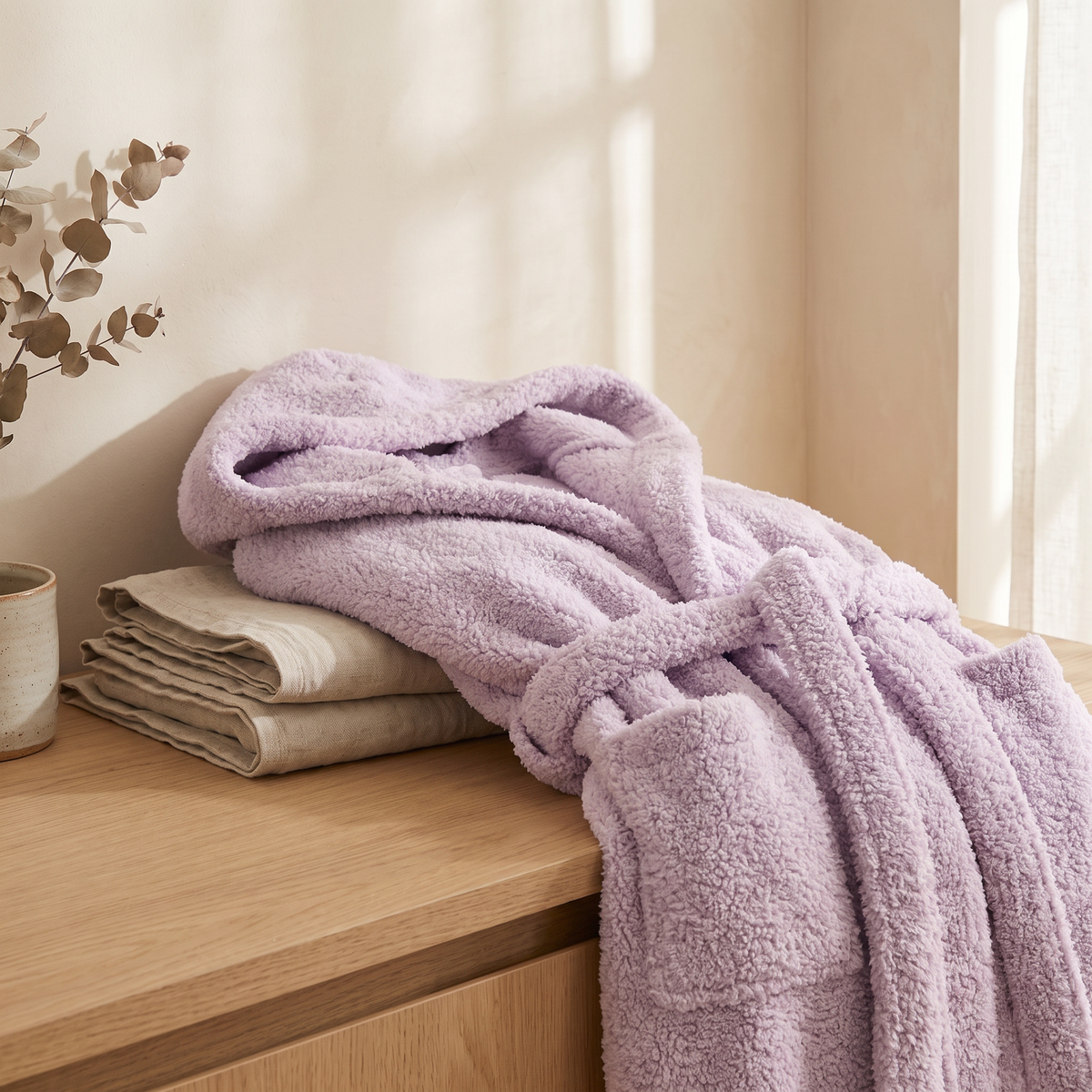 Shawl™ Plush Hooded Robe