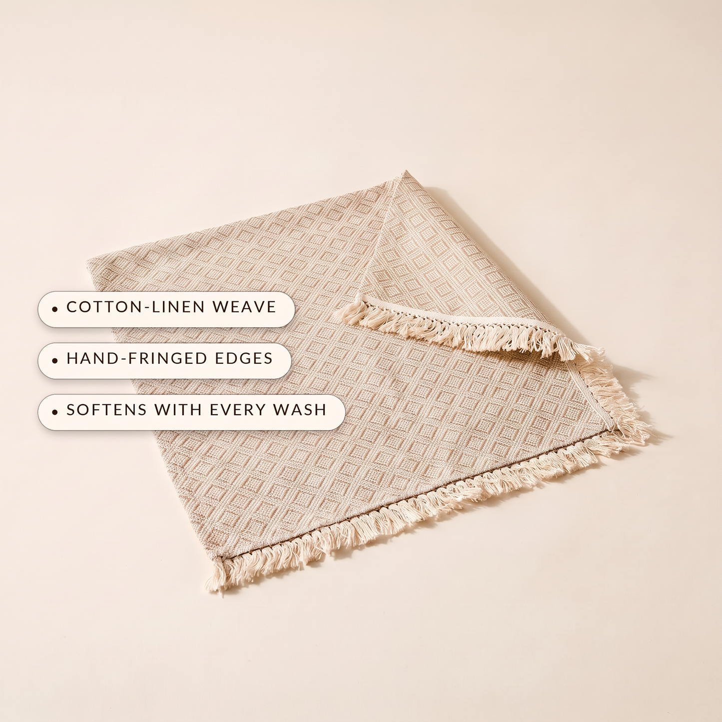 Thistle™ Linen Fringed Placemat