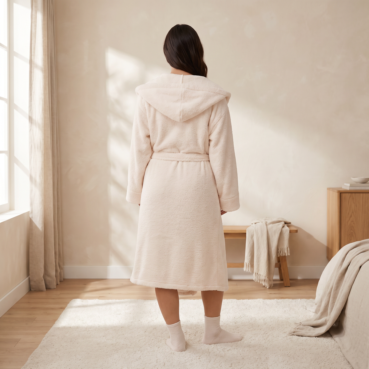 Shawl™ Plush Hooded Robe