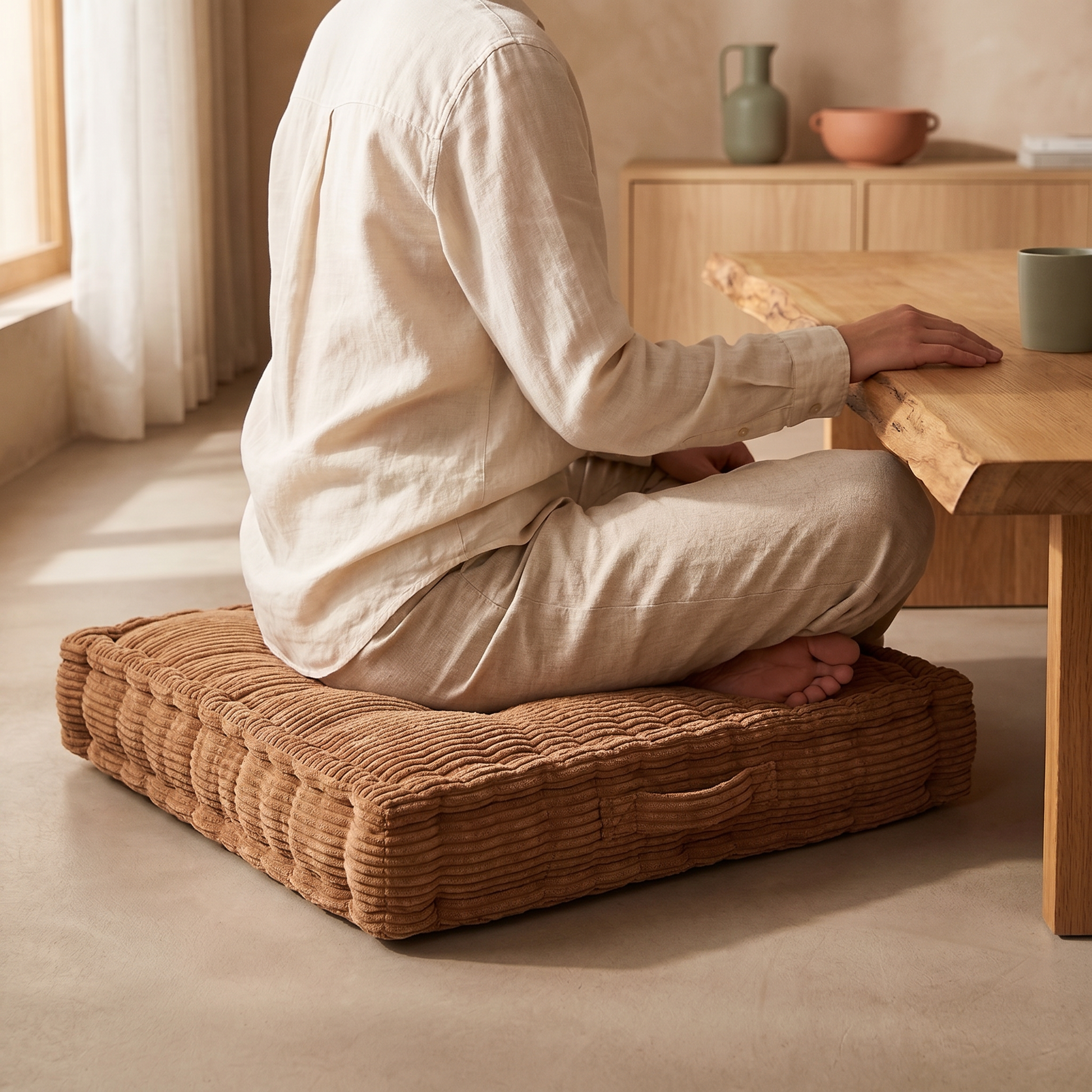Burrow™ Tufted Floor Pillow