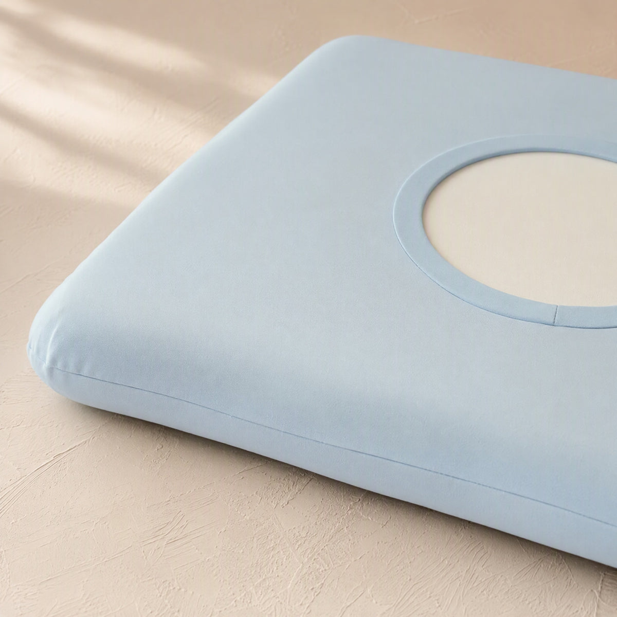 Chillsheen™ Cooling Ice Silk Pillowcase, material and detail close-up