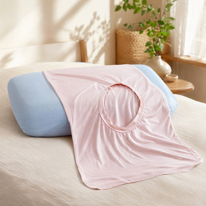 Chillsheen™ Cooling Ice Silk Pillowcase in a calm home setting