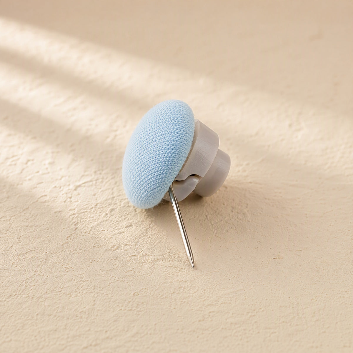 Capgrip™ Mushroom-Shaped Duvet Cover Fasteners, material and detail close-up