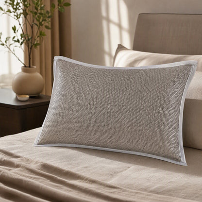 Stitchbloom™ Embroidered Polyester Pillowcase Cover, styled close view