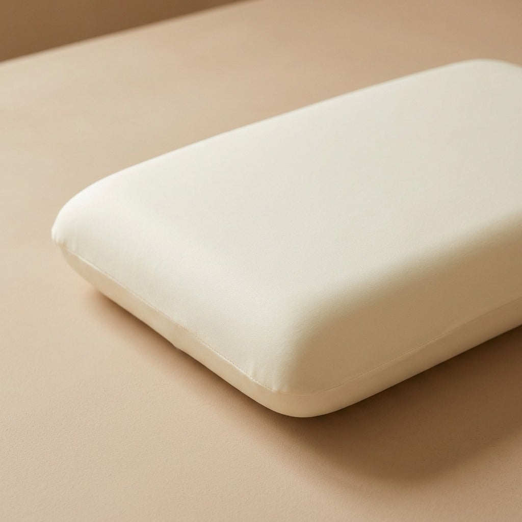 Foamnook™ Memory Foam Neck Support Pillow, material and detail close-up