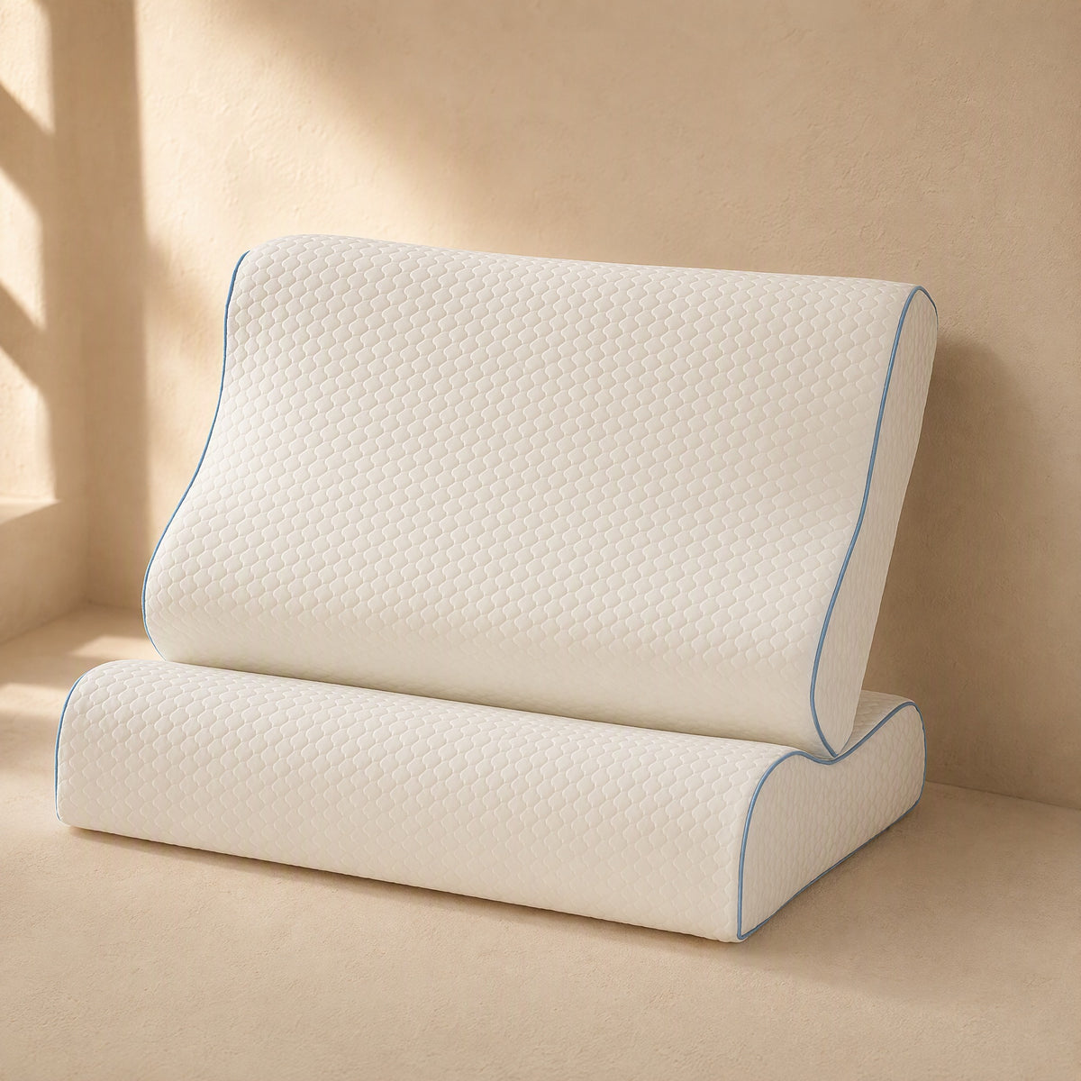 Neckrest™ Memory Foam Neck Support Pillow Set of Two