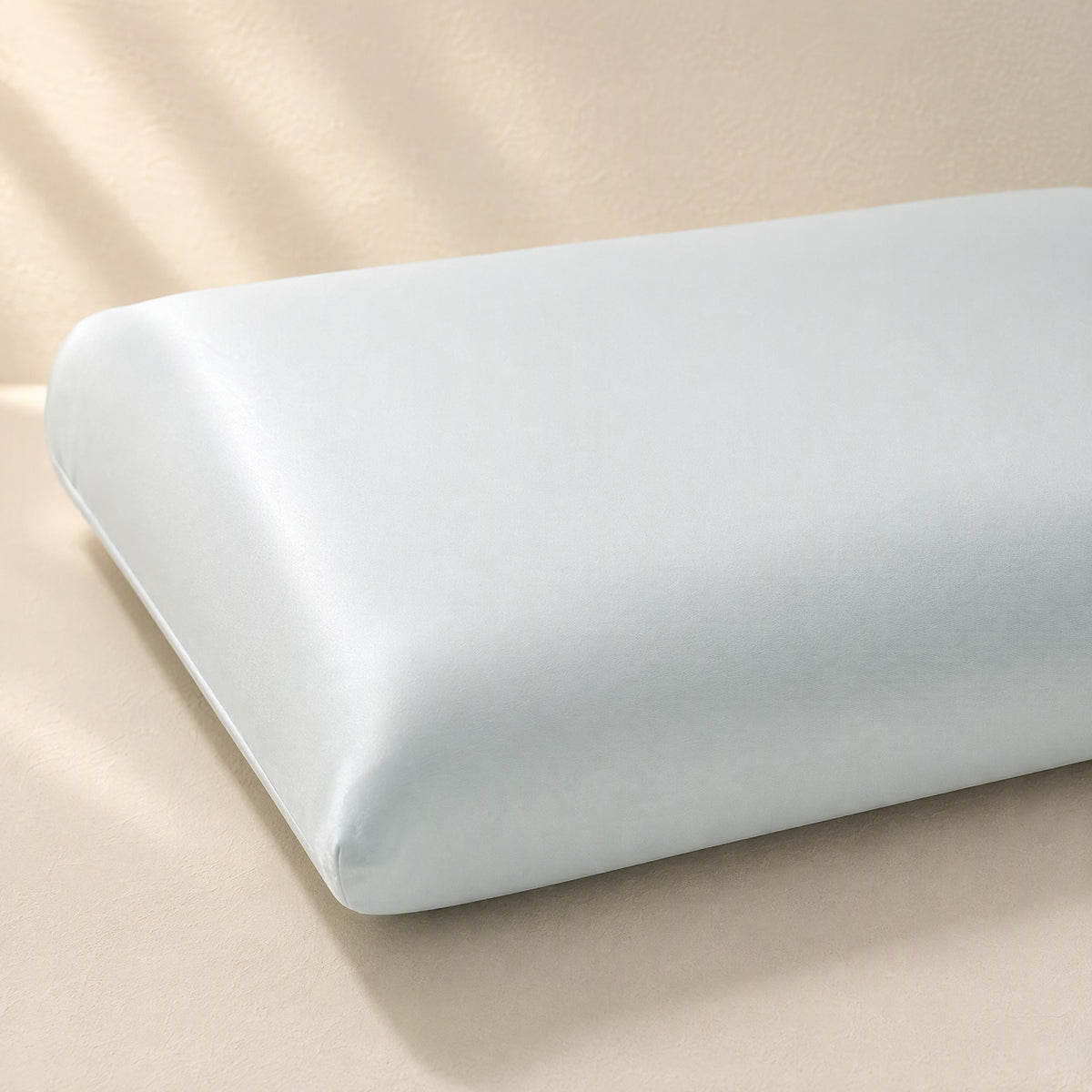 Icesheen™ Nylon Ice Silk Pillowcase, material and detail close-up