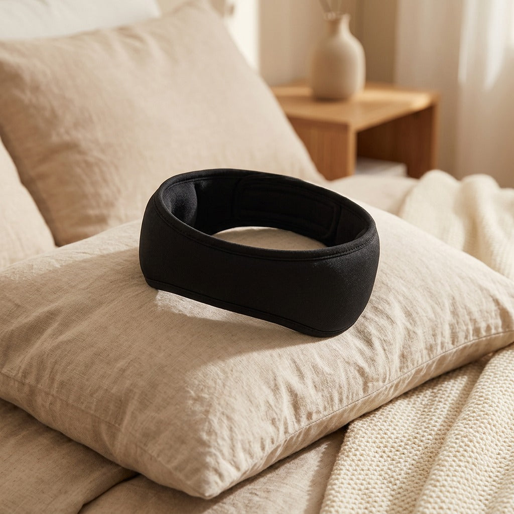 Sleepmuff™ Soundproof Sleeping Earmuffs, styled close view