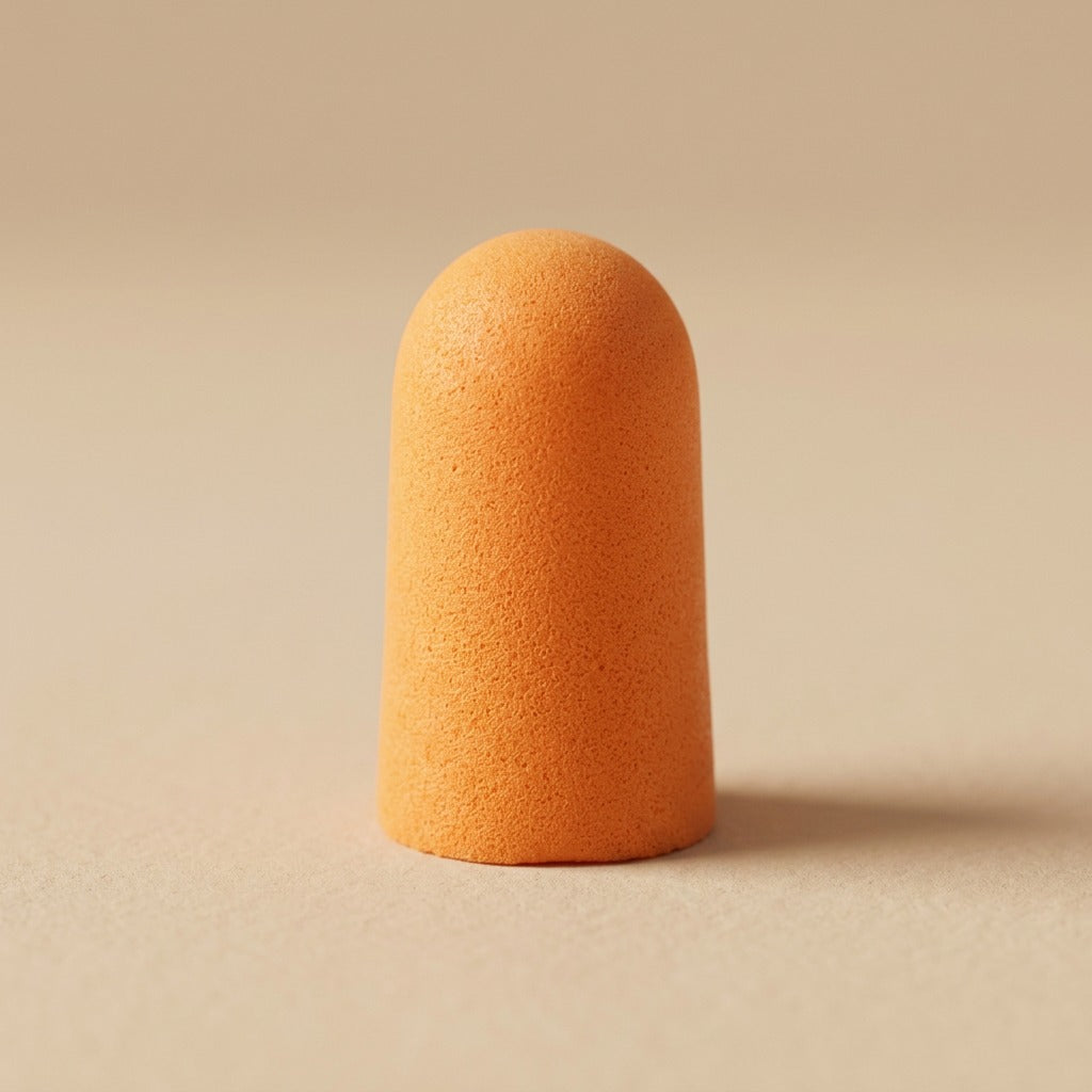 Foamseal™ PU Foam Sound Insulation Earplugs, material and detail close-up