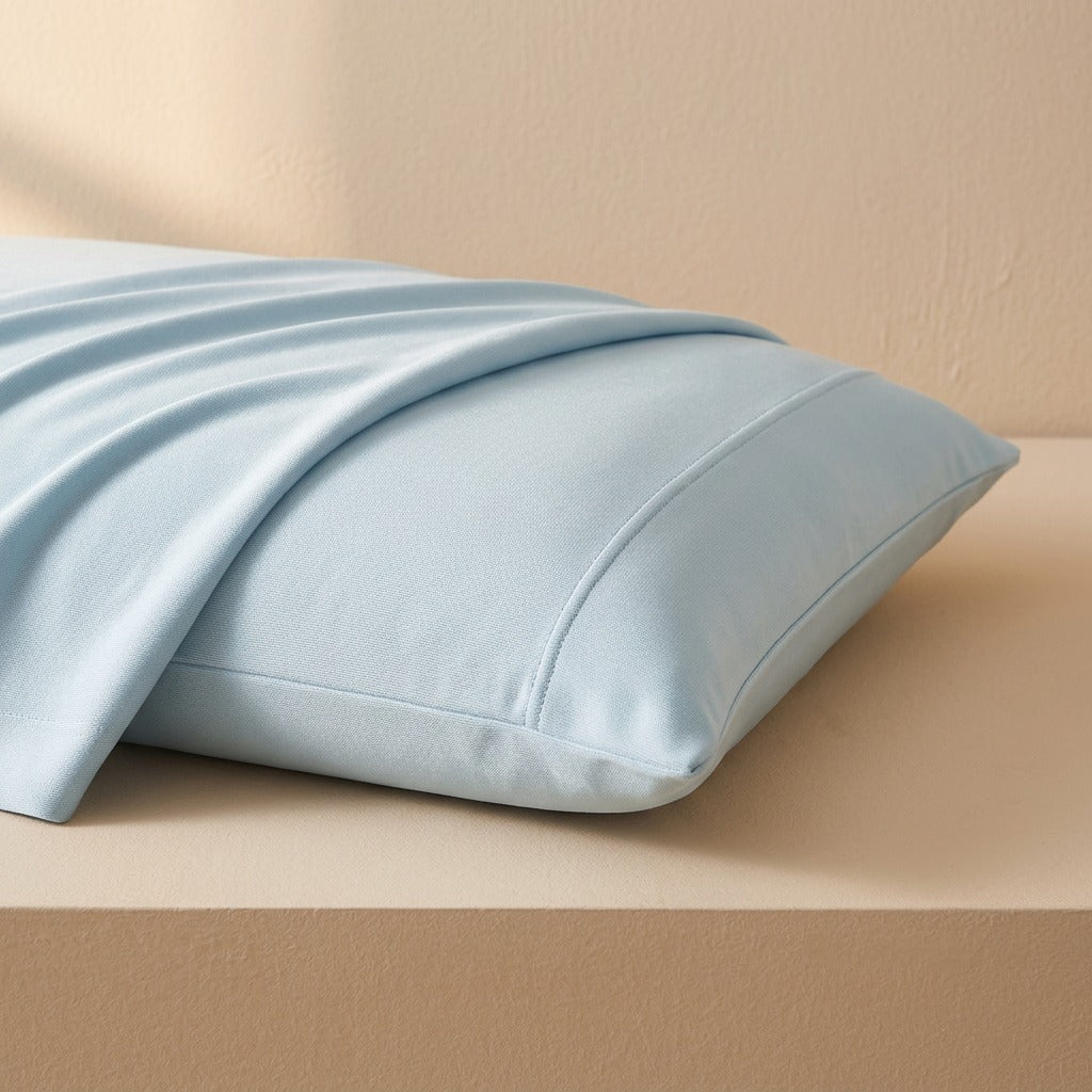 Nylonrest™ Nylon Spandex Pillowcase, material and detail close-up