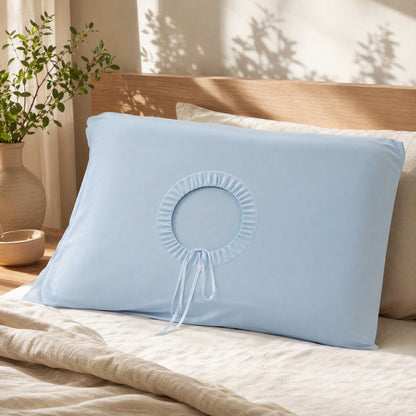 Pillowchill™ Nylon Ice Silk Pillowcase in a calm home setting