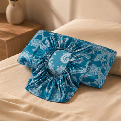 Satinsheen™ Jacquard Satin Pillowcase, styled close view