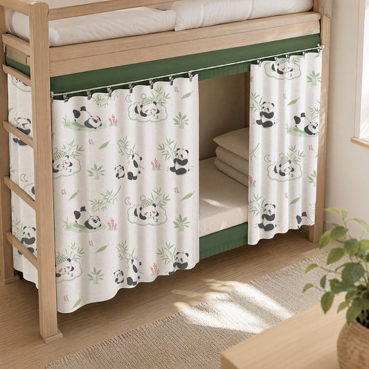 Nightbunk™ Non-Woven Blackout Bunk Bed Curtain in a calm home setting