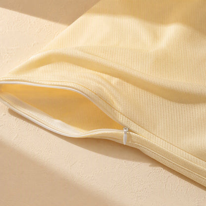 Zipfrost™ Nylon Zipper Cooling Pillowcase, material and detail close-up