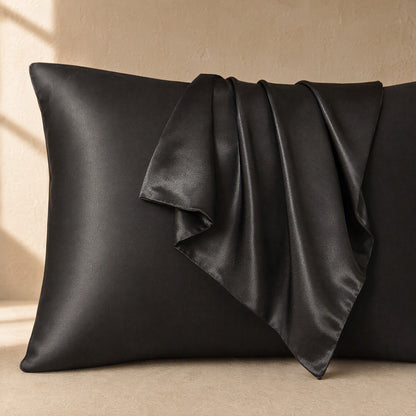 Twillhush™ Satin Pillowcase, Polyester Twill, material and detail close-up