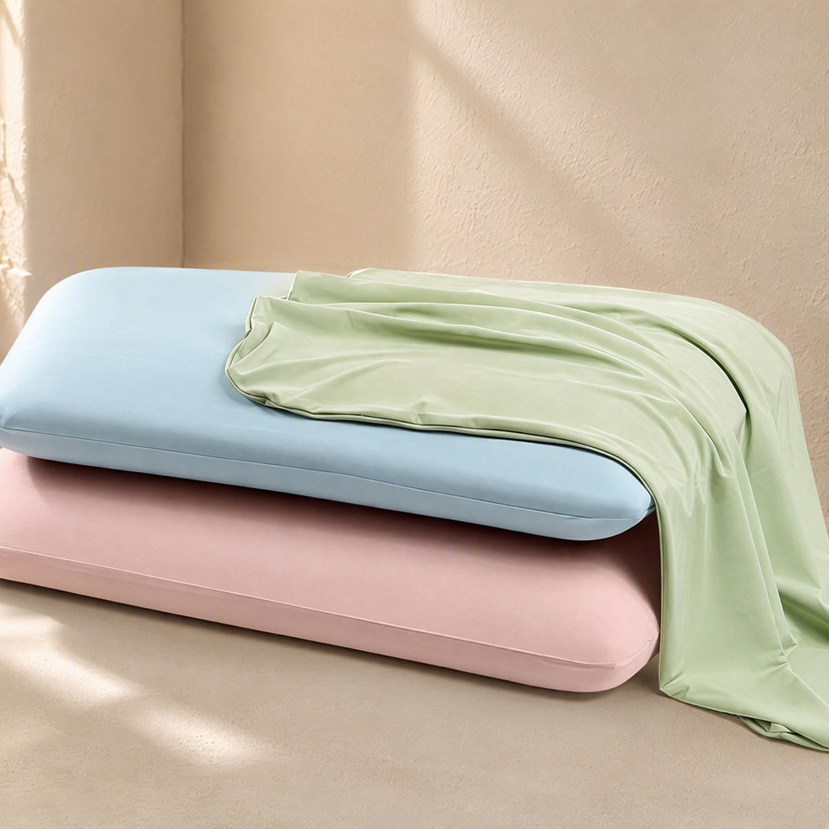 Icepair™ Ice Silk Pillowcases Pair Set