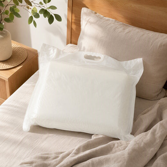 Restloft™ Memory Foam Sleep Pillow in a calm home setting