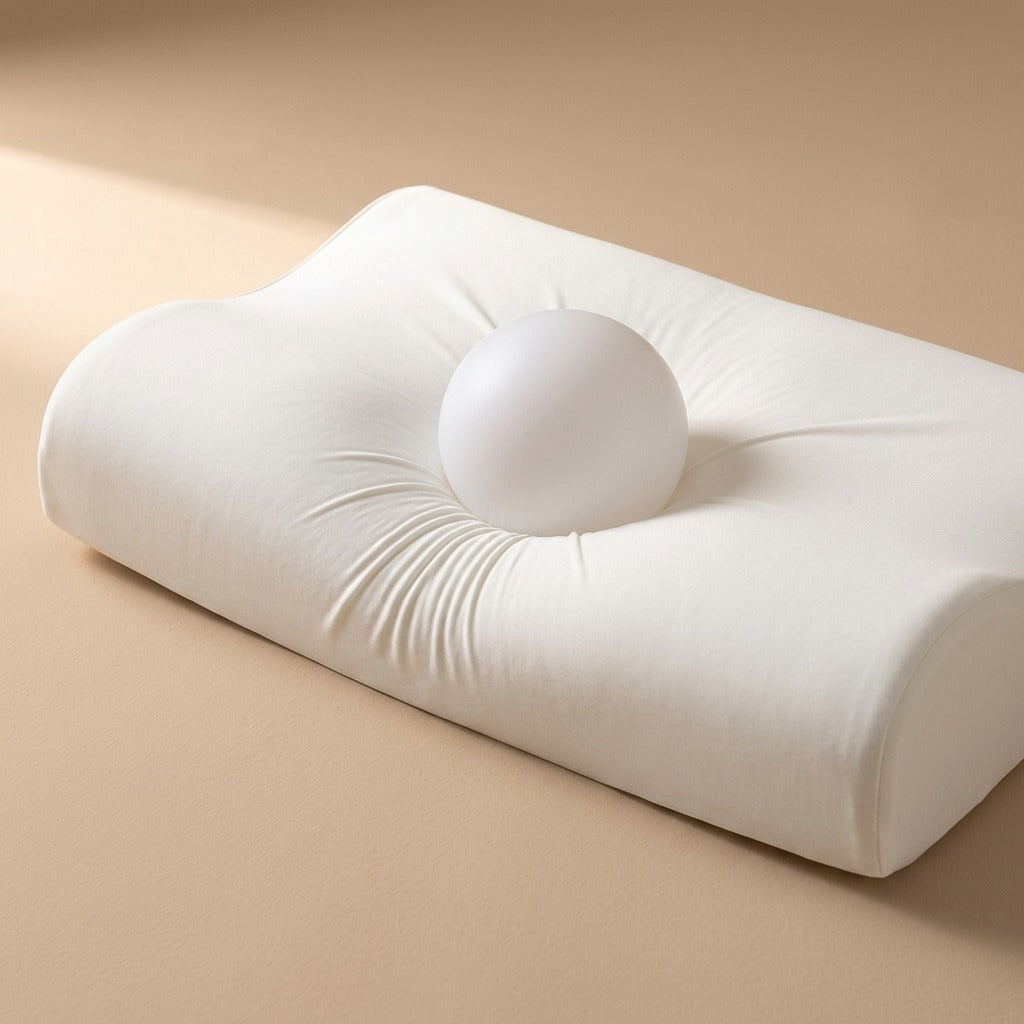 Lowloft™ Low-Profile Memory Foam Pillow, material and detail close-up
