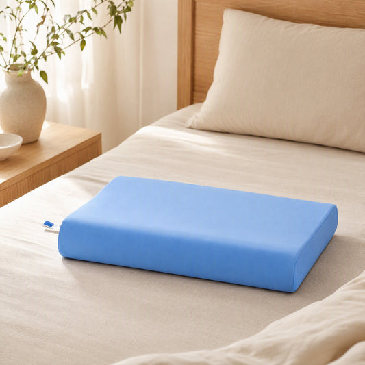 Foamcradle™ Memory Foam Pillow in a calm home setting