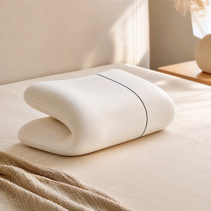 Dreamrest™ Memory Foam Sleep Pillow, styled close view
