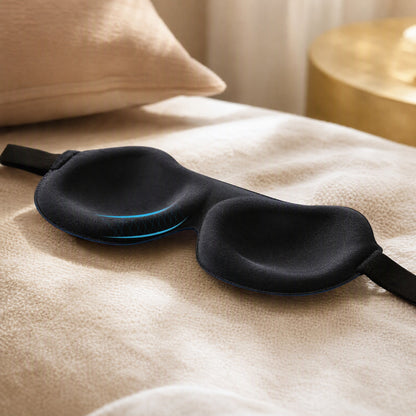 Nighthug™ 3D Children’s Blackout Sleep Mask, styled close view