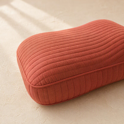 Buckwheat™ Buckwheat Hull Neck Support Pillow, material and detail close-up