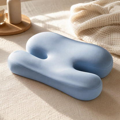 Necknook™ H-Shape Neck Support Pillow, styled close view