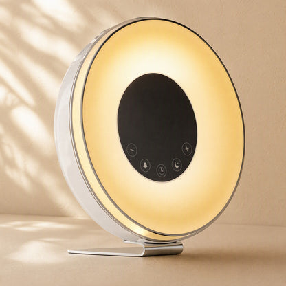 Wakebeam™ LED Wake-Up Light Alarm Clock, material and detail close-up