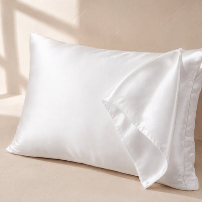 Satinrest™ Polyester Satin Pillowcase, material and detail close-up