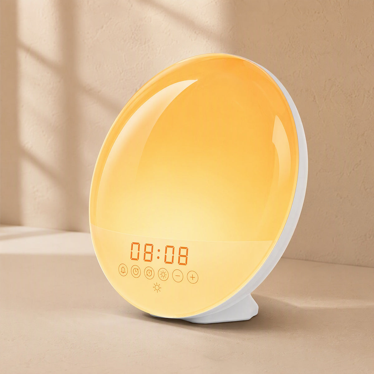 Dusktune™ Sunrise Sunset Alarm Clock With FM Radio, material and detail close-up