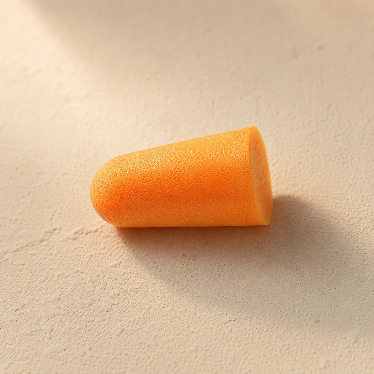 Muteplush™ Foam Noise Reduction Earplugs, material and detail close-up