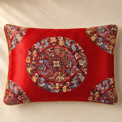 Satinweft™ Rectangular Satin Jacquard Pillowcase, material and detail close-up