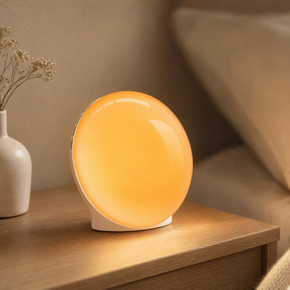 Lightwake™ Sunrise Wake-Up Light Alarm Clock, styled close view