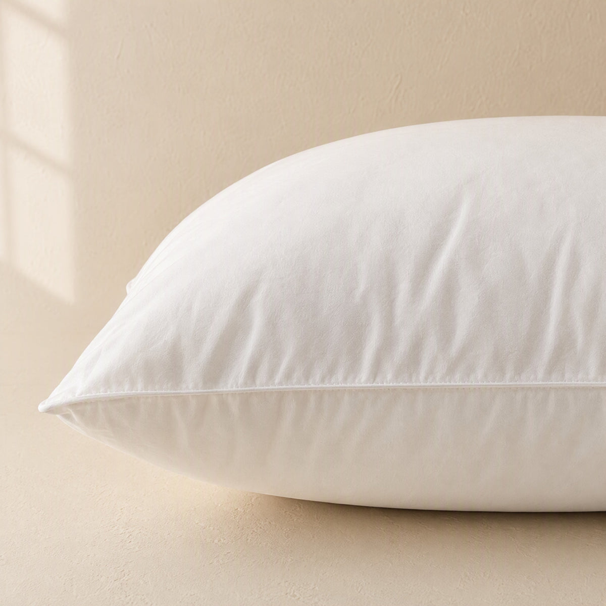 Neckloft™ Cotton Neck Support Pillow Core, material and detail close-up