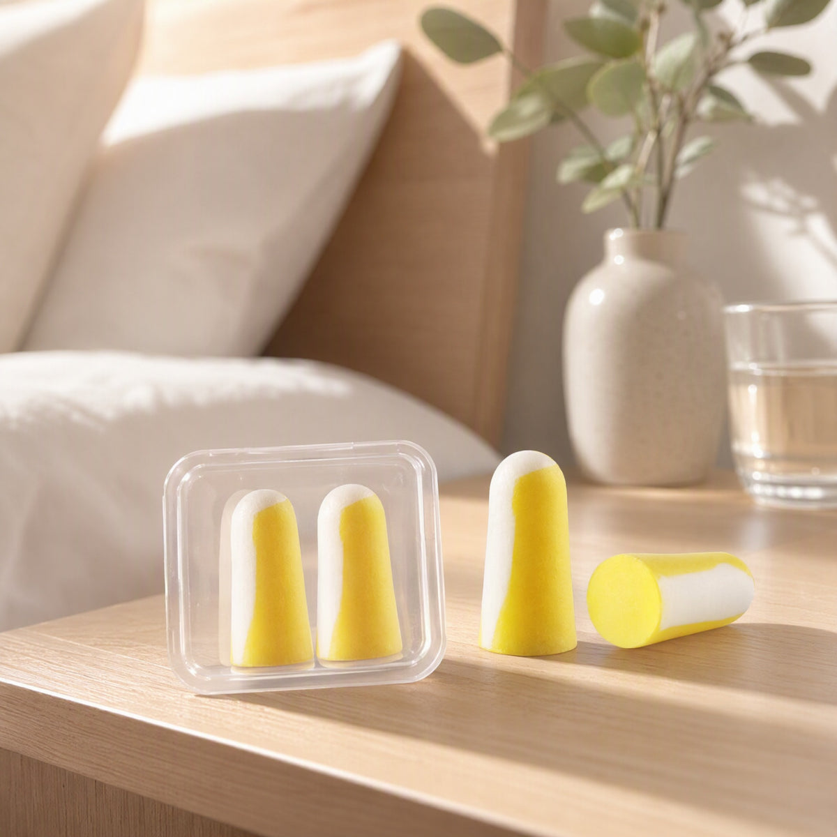 Hushplug™ Soundproof Earplugs for Noise Reduction in a calm home setting