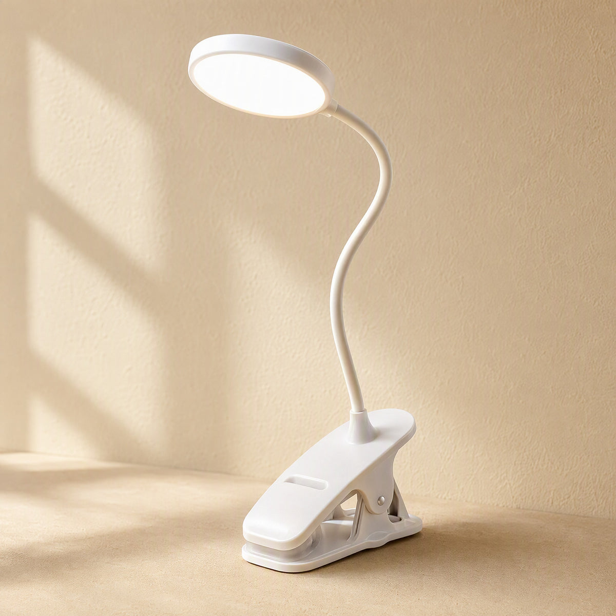 Clipglint™ Touch Desk Lamp With Clip, material and detail close-up