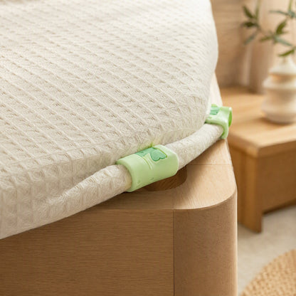 Sheetstay™ Needle-Free Bed Sheet Fastener Clips, styled close view