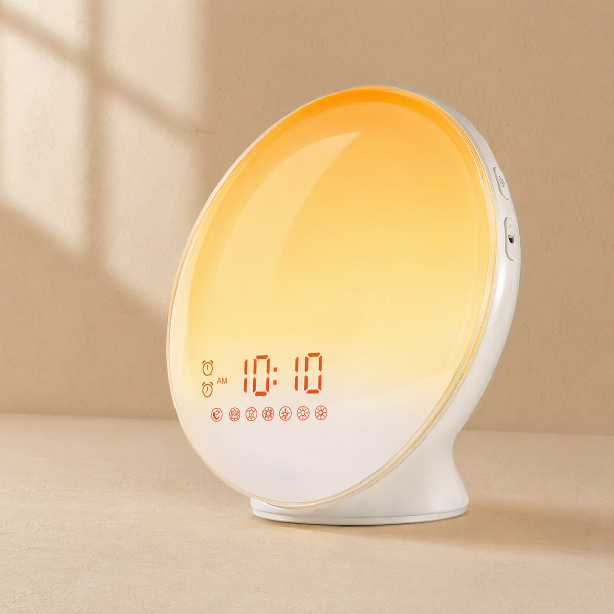 Sunrise™ Simulated Sunrise Alarm Clock, material and detail close-up